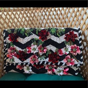 Anthropologie beaded clutch